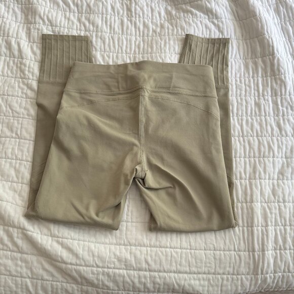 JoyLab cropped leggings light green / tan with mesh size small new without tags - Picture 3 of 10